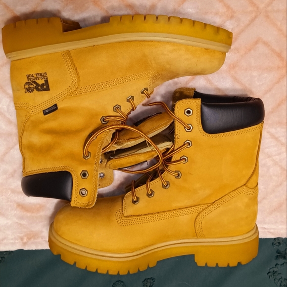 Timberland work boots size 8.5M - Picture 4 of 10